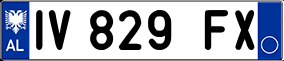 Truck License Plate